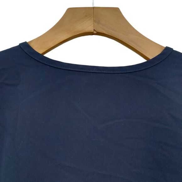 Figs Leon Three-Pocket Scrub Top Mens Large Navy Short Sleeve V-Neck FM1500 - Picture 5 of 11